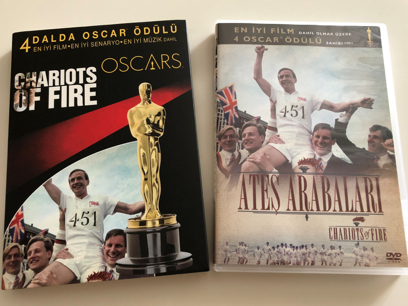 Chariots of Fire DVD 1981 Ateş Arabaları / Directed by Hugh Hudson / Starring: Ben Cross, Ian Charleson, Nigel Havers, Cheryl Campbell, Alice Krige, Lindsay Anderson / 4 dalda Oscar ödülü (8680891111201)