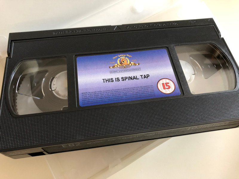 This is Spinal Tap VHS 1984 / Directed by Rob Reiner / Starring: Christopher Guest, Michael McKean, Harry Shearer, Rob Reiner, June Chadwick, Tony Hendra, Bruno Kirby / The Funniest movie ever made about Rock and Roll (5050070006018)
