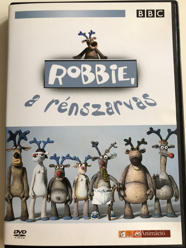Hooves of Fire DVD 1999 Robbie, a rénszarvas / Directed by Richard Goleszowski / Written by Andy Riley, Kevin Cecil / Animated BBC Christmas comedy television special (5999544242722)