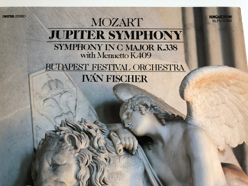 Mozart - Jupiter Symphony / Symphony In C Major K.338 With Menuetto K.409 / Budapest Festival Orchestra / Ivan Fischer / HUNGAROTON LP DIGITAL STEREO / SLPD 12982 