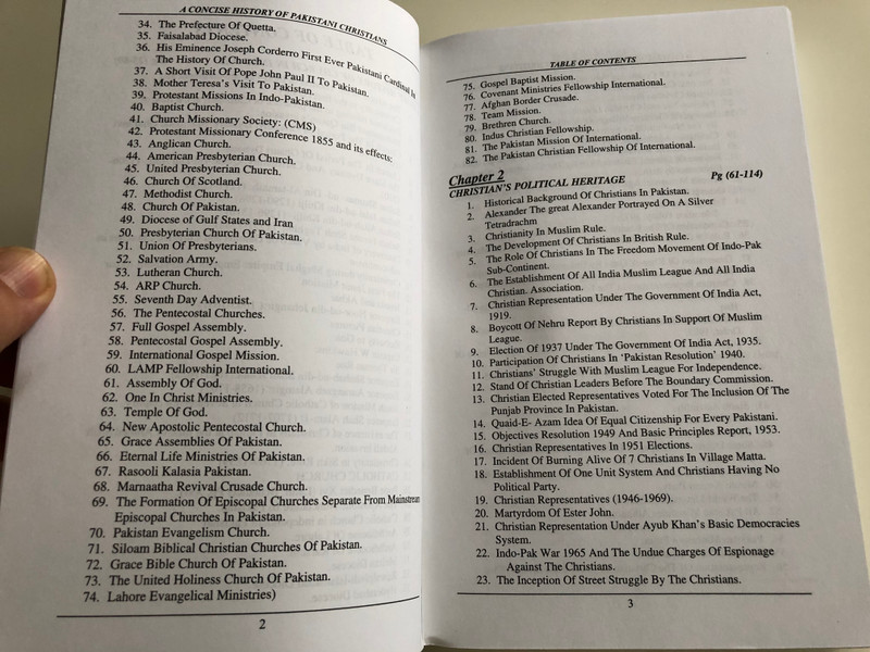 A Concise History of Pakistani Christians by Emmanuel Zafar / Humsookhan Publication / Paperback 2007 (HistoryPakistaniChristians)