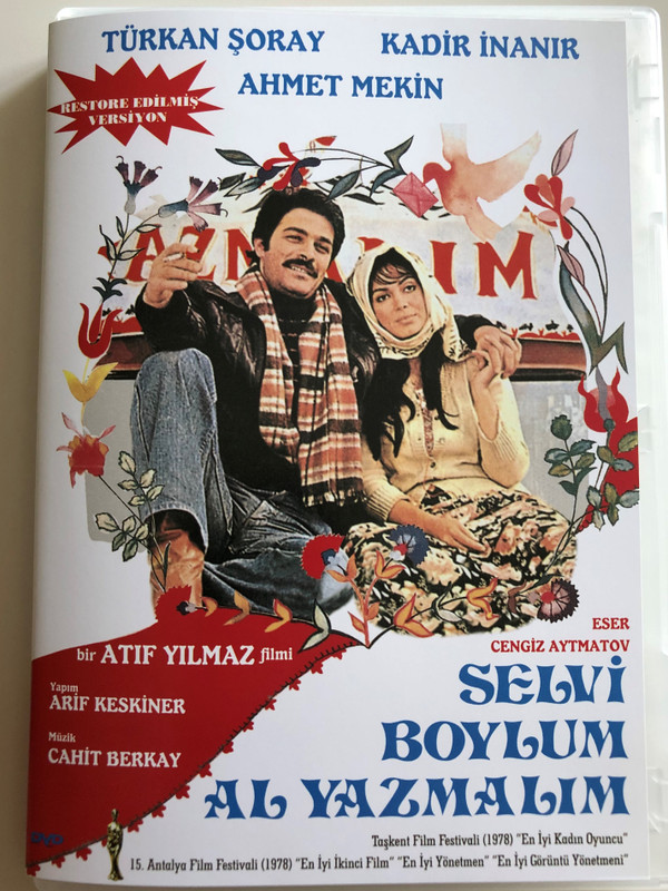 Selvi Boylum Al Yazmalim DVD 1978 The Girl with the Red Scarf / Directed by Atif Yilmaz / Starring: Türkan Şoray, Kadir İnanır, İhsan Yüce, Ahmet Mekin (8697441016466)