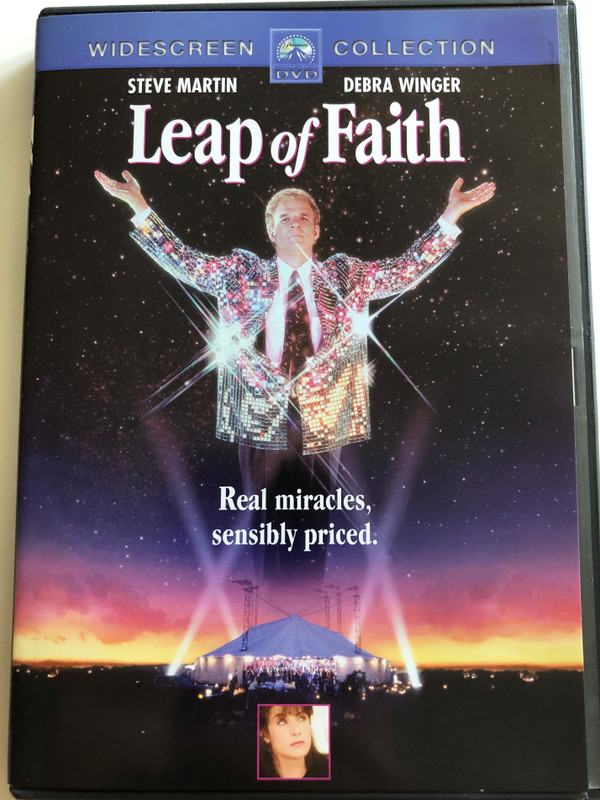Leap of Faith DVD 1992 / Directed by Richard Pearce / Starring: Steve Martin, Debra Winger, Lolita Davidovich, Liam Neeson (5055025343873)