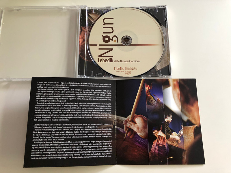 Nigun - Lebedik at the Budapest Jazz Club / Audio CD 2012 / Fidelio FID CD 009 (5999883909102)