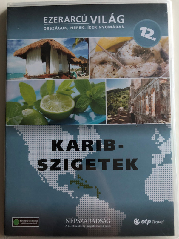 Ezerarcú Világ Vol. 12- Karib Szigetek - Caribbean Islands / DVD 2009 / Országok, Népek, Ízek nyomában 20 x DVD SET 2009 / Népszabadság - Premier Media / Pilot Film / Documentary Series about our world (5998282109403)