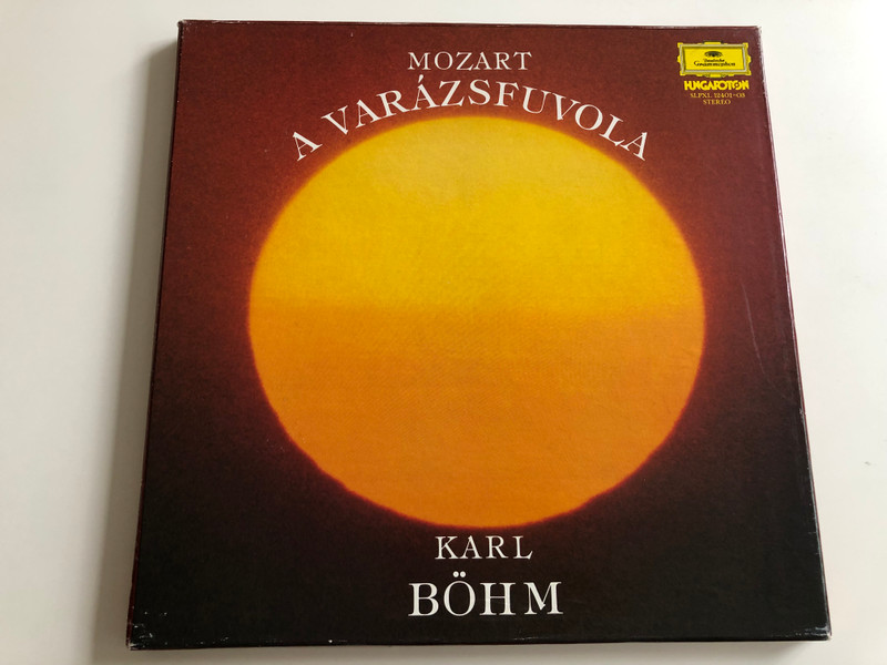 Mozart – A Varázsfuvola / Karl Böhm ‎/ HUNGAROTON 3X LP STEREO / SLPXL 12401 - 03