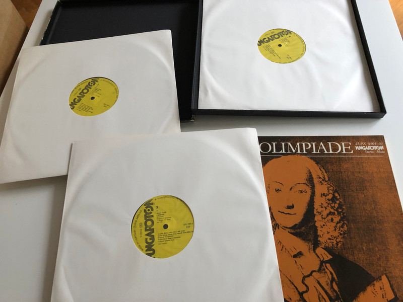 Vivaldi ‎– L'Olimpiade / Melodramma In Tre Atti / Conducted: Ferenc Szekeres / HUNGAROTON 3X LP STEREO - MONO / SLPX 11901 - 03