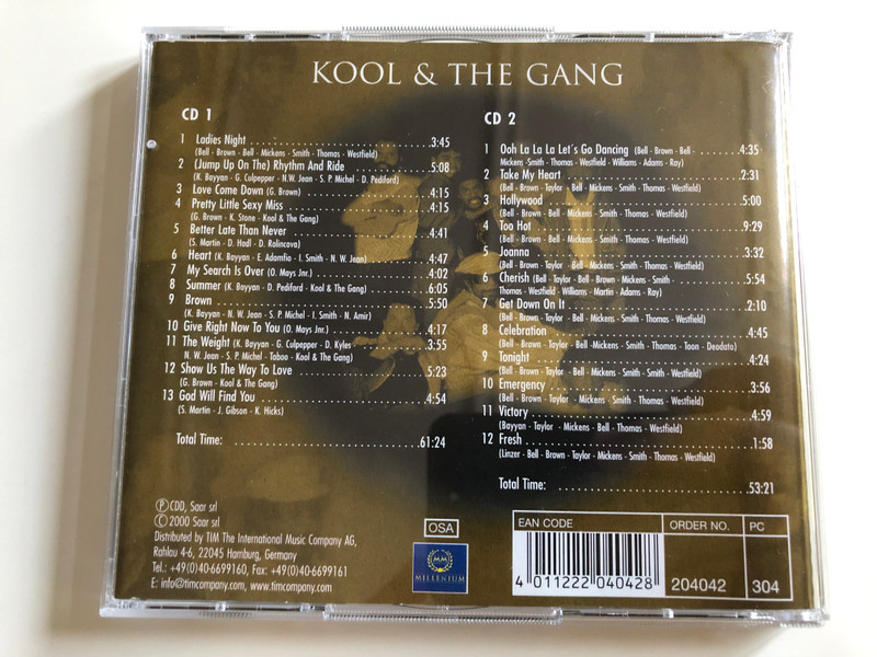 Kool & The Gang Millenium Collection / 2x Audio CD 2000 / 2040422-304 (4011222040428)