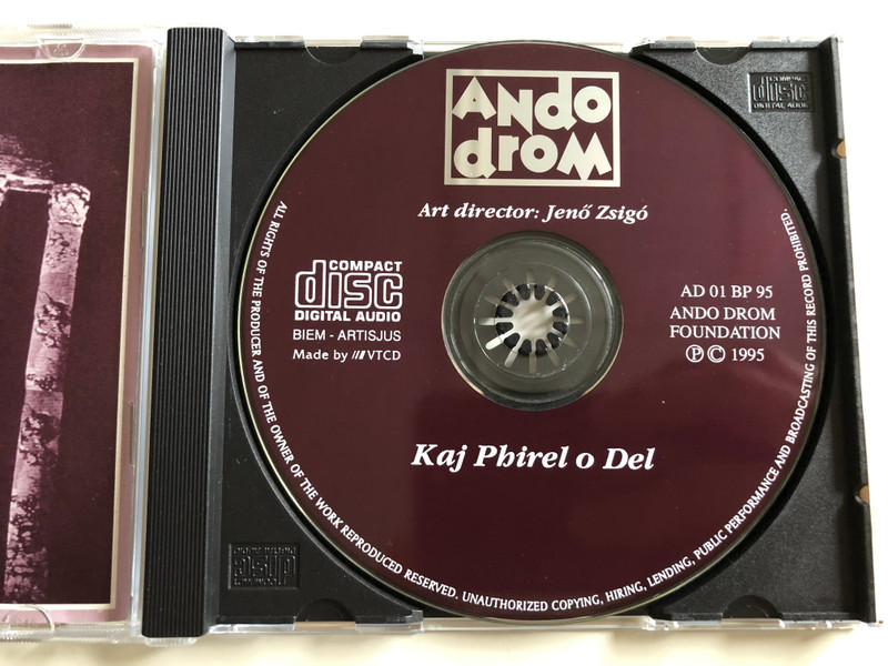Andodrom - Kaj Phirel o Del / Art Director: Jenő Zsigó / Hungarian Gypsy music / AD 01 BP95 (AD 01 BP95)