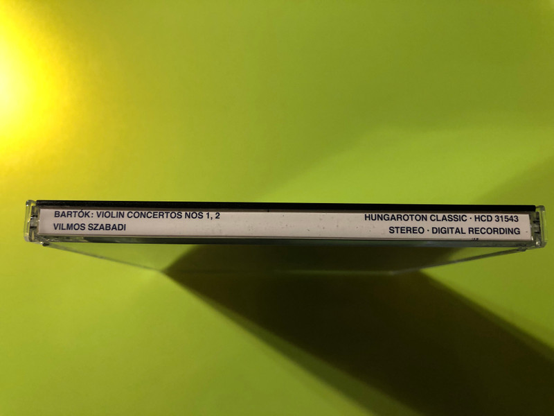 Bartók Violin Concertos Nos. 1,2 / Vilmos Szabadi / Hungarian State Orchestra / Directed by András Ligeti / Hungaroton Classic Audio CD 1994 / HCD 31543 (5991813154323)