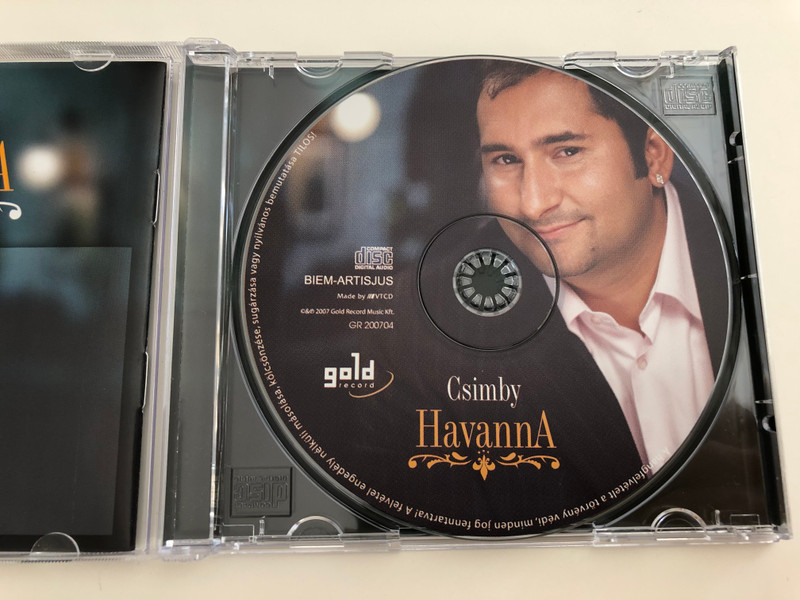 Csimby - Havanna / Nézem az arcodat, Holnapig, Néha félek, Rossz Ember lettem én / Audio CD 2007 / Gold Record Music GR 200704 (5999883275009)