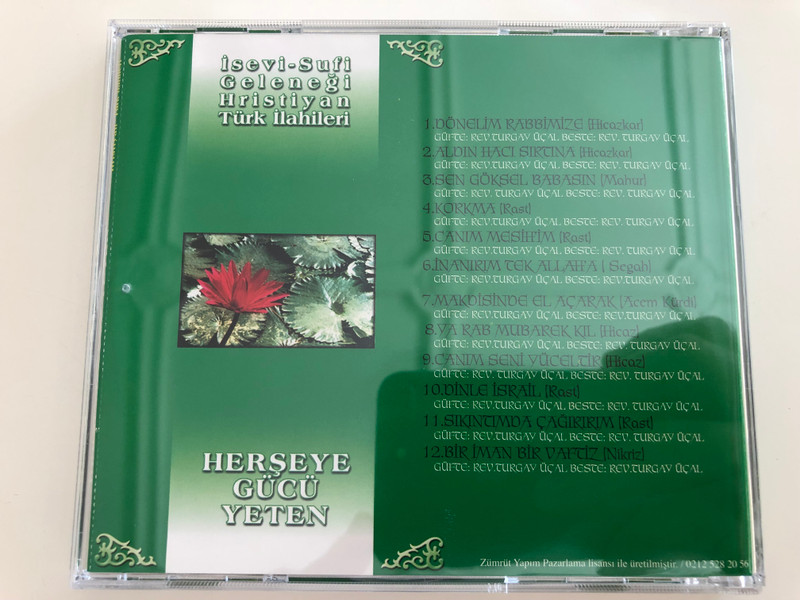 Isevi-Sufi Geleneği, Hristiyan Türk Ilahileri / Turkish Christian Praise and Worship songs CD 2 / Herşeye gücü yeten / Audio CD (HalleluyaTURcd2)