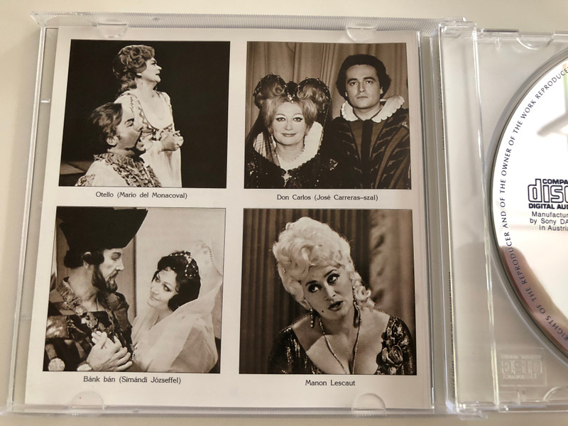 Stefánia Moldován soprano / Great Hungarian Voices / Mozart, Beethoven, Weber, Wagner, Erkel, Puccini, Verdi / Hungaroton Classic Audio CD 1997 / HCD 31769 (5991813167729)