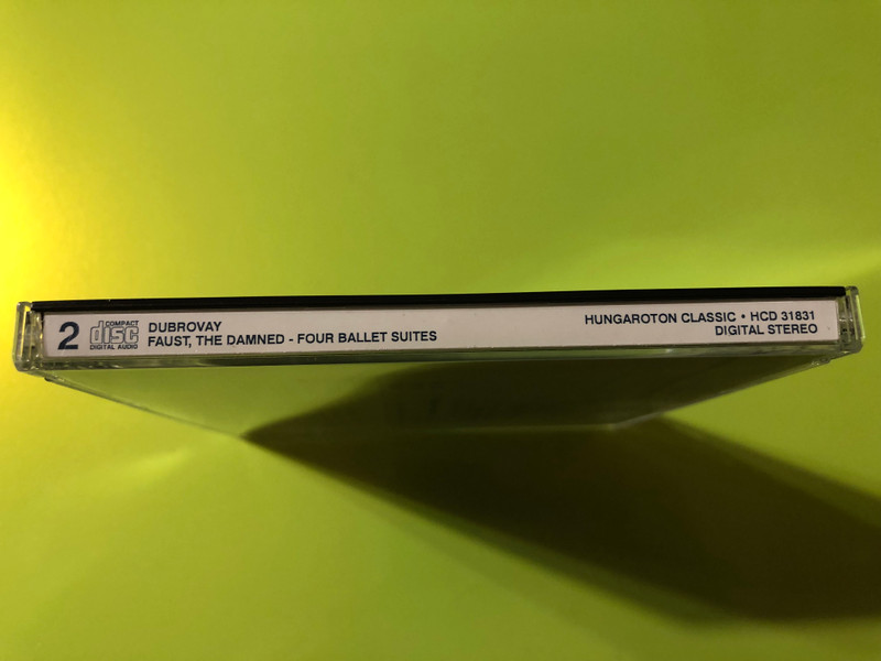László Dubrovay - Faust, the damned / Four ballet suites / Violin Concerto, Piano Concerto No. 2 / 2CD / Hungaroton Classic Audio CD 1995 / HCD 31831-32 (5991813183125)