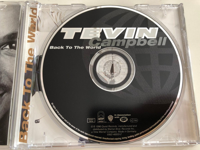 Tevin Campbell - Back to the World / I got it Bad, Tell me Where, We can work it out / Audio CD 1996 / WE 833 (093624600329)