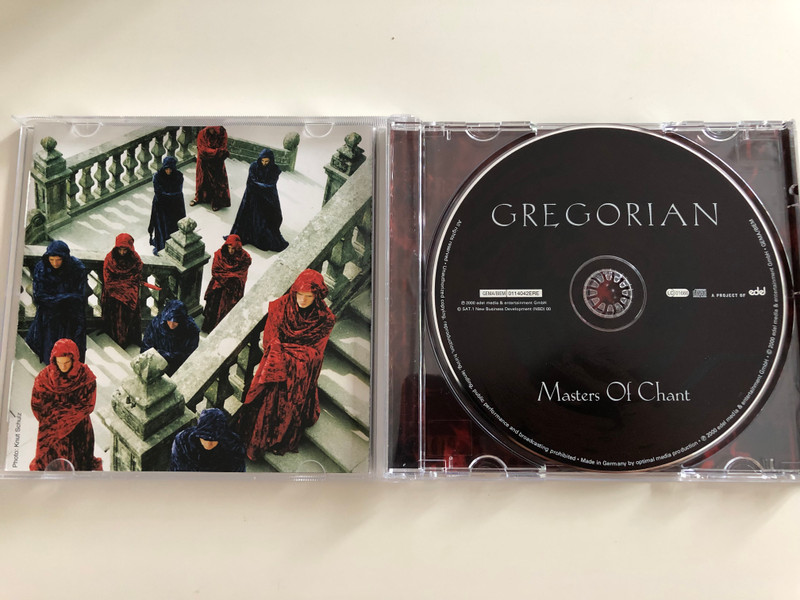 Gregorian - Masters of Chant / Brothers in Arms, Still I'm Sad, Vienna, Don't Give Up / Audio CD 2000 / Edel / Gregorian versions of popular songs (4029758140420)