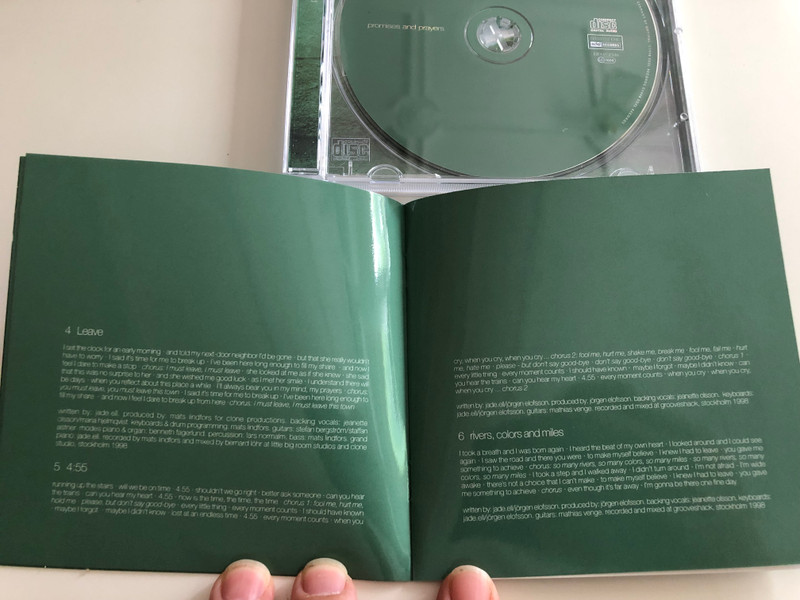 Jade.ell - Promises and prayers / Make-Believe, Leave, Someone reliable, Getting too Good / Audio CD 1998 / 39322ERE (4009880393222)