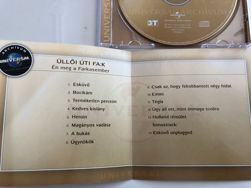 Üllői Úti Fá:k - Én meg a Farkasember / Universal Archívum / Audio CD 2007 / 173 332-3 (602517333239)