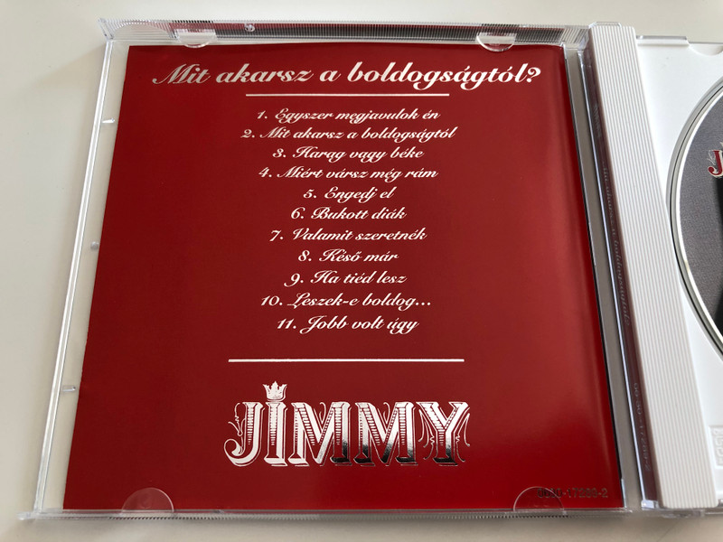 Jimmy - Mit akarsz a boldogságtól? / Engedj el, Bukott Diák, Ha tiéd lesz, Jobb volt úgy / Magneoton Audio CD 1996 (706301728925)