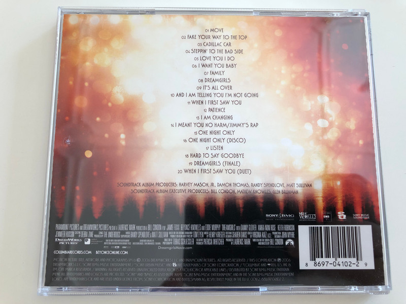 Dream Girls - Music from the Motion Picture / Move, Love You i Do, Family, Hard to Say Goodbye / Audio CD 2006 / Sony BMG (886970410229)