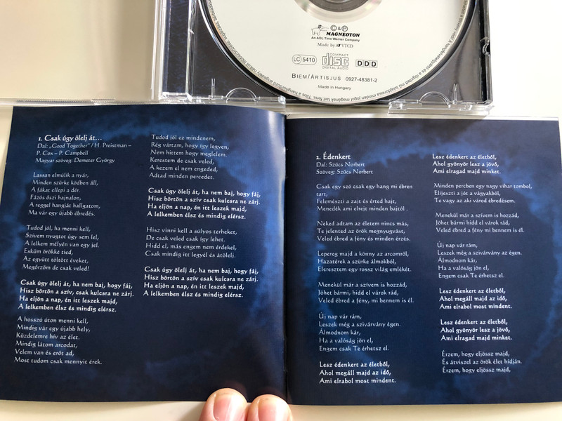 Timo - A férfi, aki énekel / Magneoton Audio CD 2002 / 0927-48381-2 (809274838124)