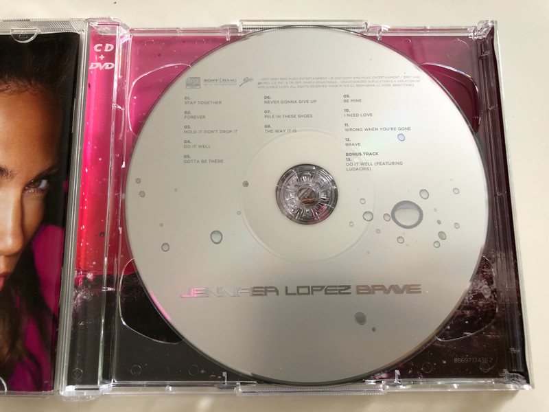 Jennifer Lopez - Brave / Stay together, Do it well, The way it is / CD + DVD 2007 / Sony BMG (886971743623)