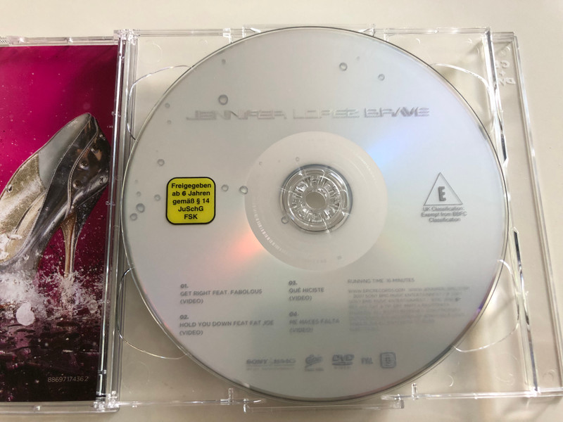 Jennifer Lopez - Brave / Stay together, Do it well, The way it is / CD + DVD 2007 / Sony BMG (886971743623)