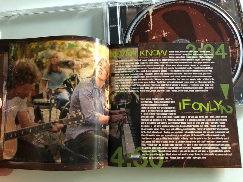 Hanson - This time around / You never know, Runaway run, Save me / Audio CD 2000 / 542 383-2 (731454238328)