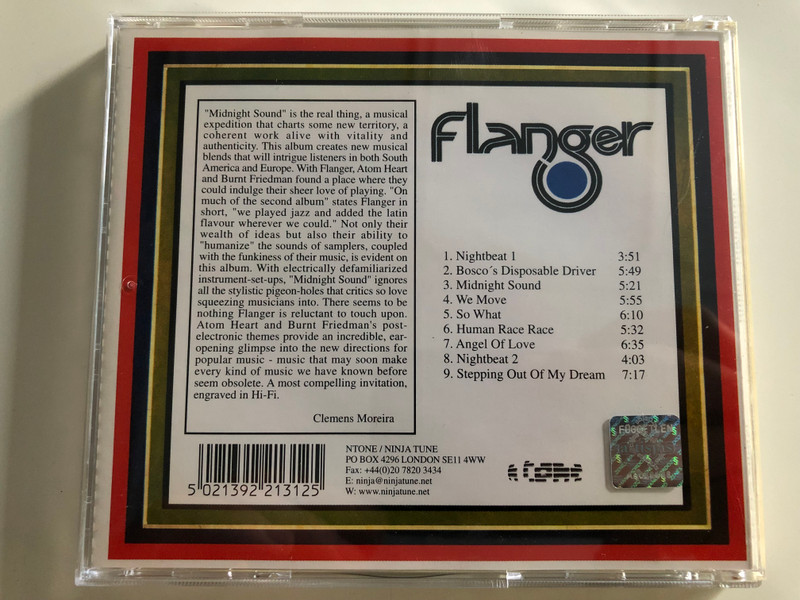Flanger - Midnight Sound / NTone CD 40 / Audio CD 1999 / Recorded at 'Mira Musica' Santiago de Chile (5021392213125)