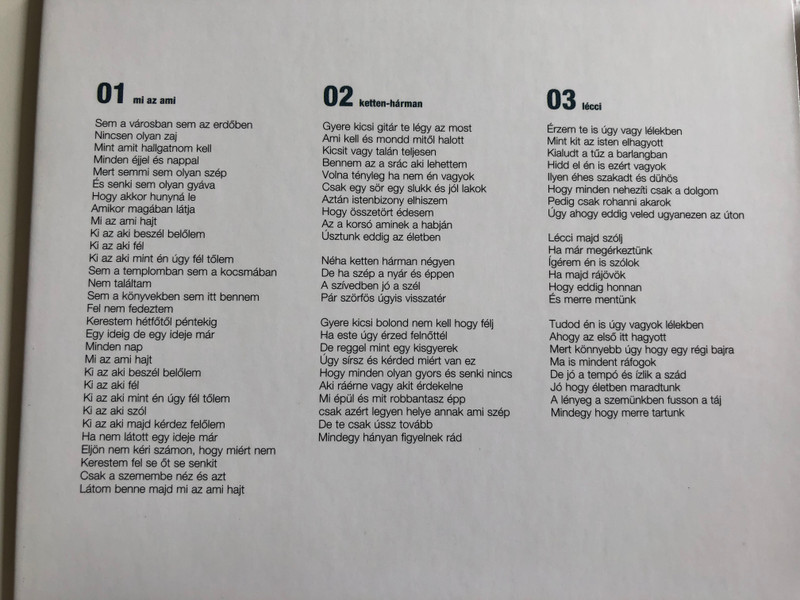 Eleven Hold - 4 / Mi az ami, lécci, róluk, amíg vágyaink, most vagyok-e ébren / Audio CD 2011 / MusiCDome (5998175163109)