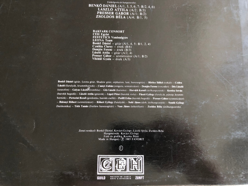 Benkő Dániel ‎– Ave Maria / Karacsony Christmas Weihnachten / Gynthia Clarey, Demjen Ferenc, Presser Gabor, Vikidai Gyula / FAVORIT LP STEREO / SLPM 17952