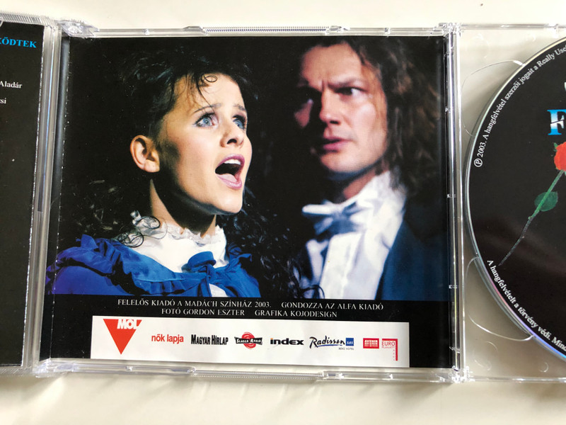 Az operaház fantomja - Madách Színház / Andrew Lloyd Webber - The Phantom of the Opera / Charles Hart / Directed by Szirtes Tamás / 2x Audio CD 2003 (OperahazFantomja2CD)