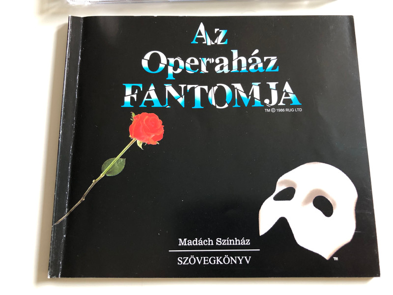 Az operaház fantomja - Madách Színház / Andrew Lloyd Webber - The Phantom of the Opera / Charles Hart / Directed by Szirtes Tamás / 2x Audio CD 2003 (OperahazFantomja2CD)