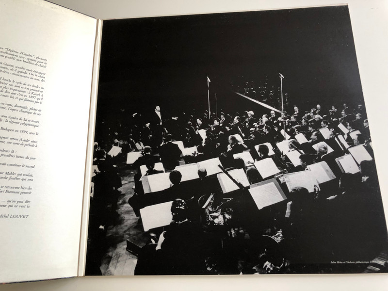 Mahler - Symphonie No. 1 "Titan" / Orchestre Philharmonique D' Israel / Conducted: Zubin Mehta / DECCA LP / 591107