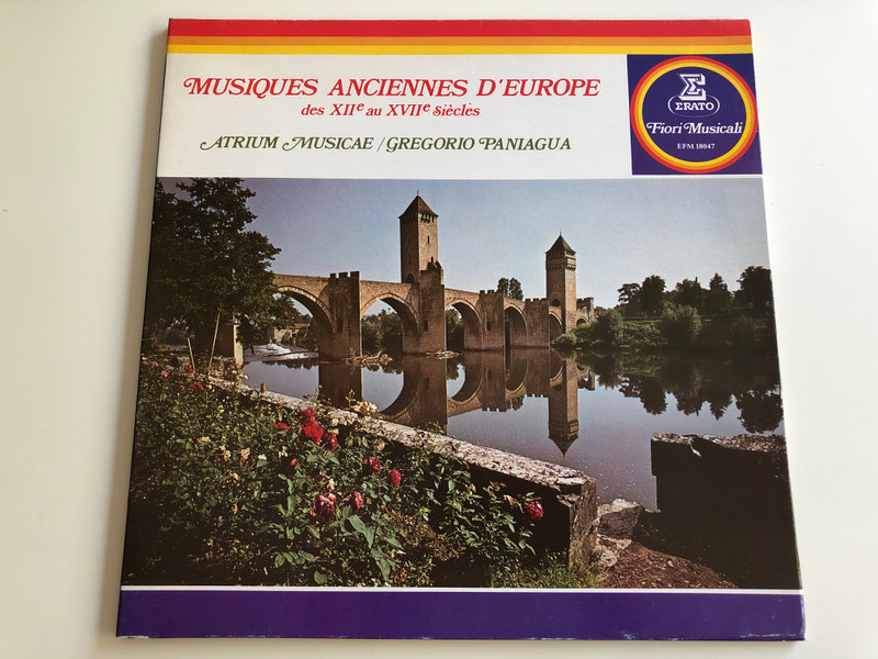 Musiques Anciennes D'Europe Des XIIe Au XVIIe Siècles / Atrium Musicae / Gregorio Paniagua ‎/ ERATO LP STEREO / EFM 18047