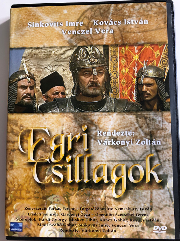 Egri csillagok DVD 1968 Eclipse of the crescent moon / Directed by Várkonyi Zoltán / Starring: Sinkovits Imre, Kovács István, Venczel Vera / Hungarian Classic film based on popular literary work (5996357313366)