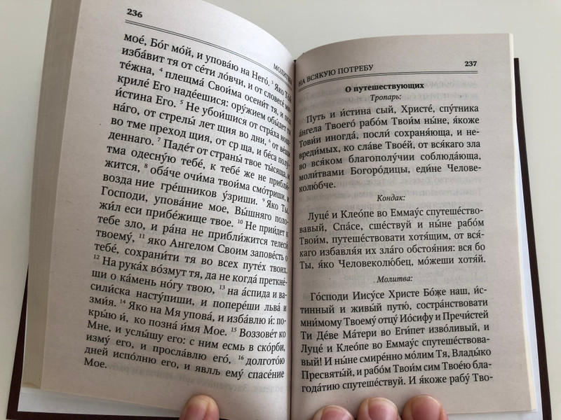 Russian language Prayer book - Молитвослов - Communion Rule, Prayers for every need, Prayers for relatives, prayers for monetary problems / Terirem 2016 (9785424700040)