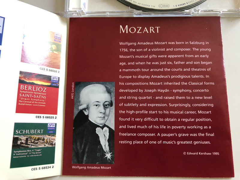  Mozart - Piano Concertos Nos. 20, 21, 22, 23 / Annie Fischer / Wolfgang Sawallisch, Sir Adrian Boult / Seraphim 2CDs / EMI 2x Audio CD 1995 (724356852921)