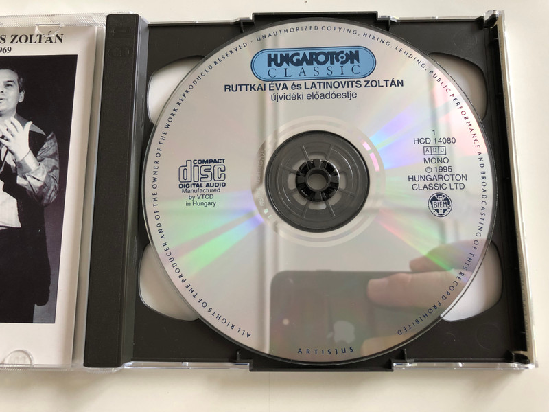 Ruttkai Éva és Latinovits Zoltán Újvidéki előadóestje / Hungaroton Classic Audio CD 1995 / HCD 14080-81 / 2x Audio CD (5991811408022)