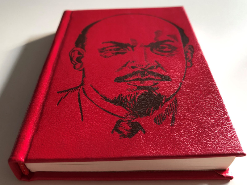 Ленин - Поезии / Ukrainian language Poetry by Soviet Authors dedicated to Lenin / Hardcover, Golden edges, Pocket size / Днiпро 1975 (LeninPoetryUKR)