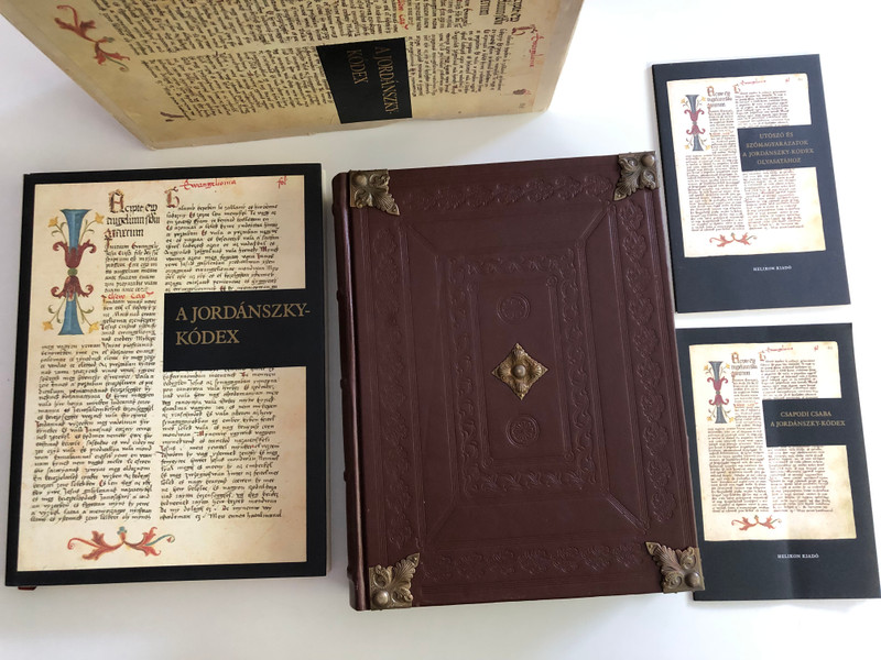 A Jordánszky-kódex 1516-1519 4 Book SET / Hungarian codex Reprint containing Bible translation from the beginning of the 16th century / Transcription of the codex, reading help and essay by Csaba Csapodi / Helikon kiadó (9632076044)