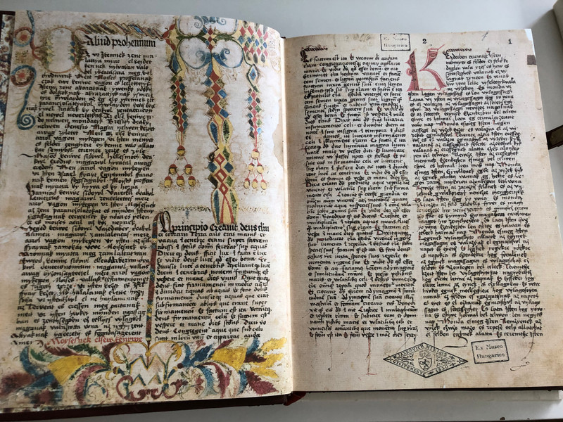 A Jordánszky-kódex 1516-1519 4 Book SET / Hungarian codex Reprint containing Bible translation from the beginning of the 16th century / Transcription of the codex, reading help and essay by Csaba Csapodi / Helikon kiadó (9632076044)