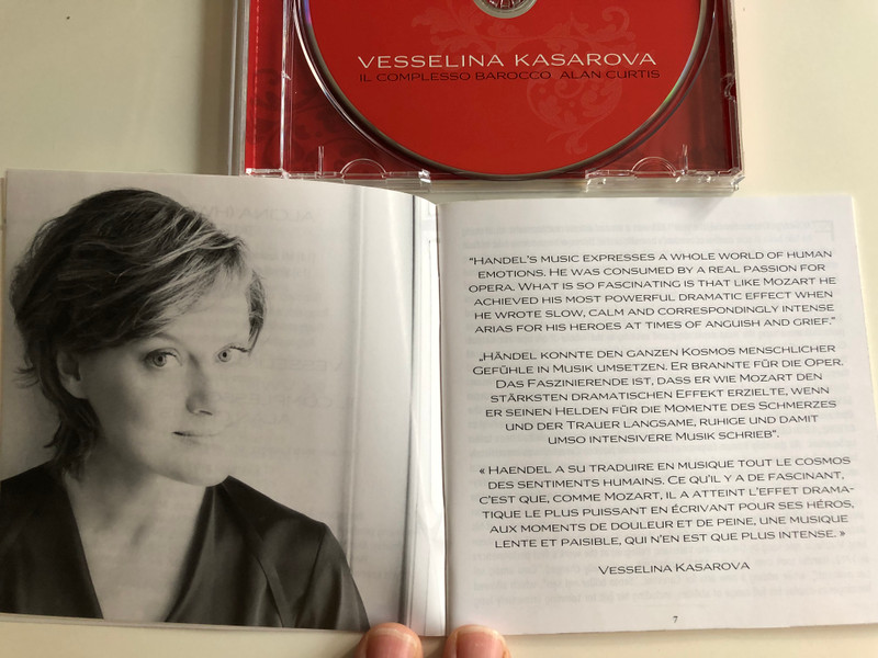 G.F. Handel - Sento Brillar / Arias for Carestini / Vesselina Kasarova / Il Complesso Barocco / Conducted by Alan Curtis / Sony BMG / Audio CD 2008 (886973187128)