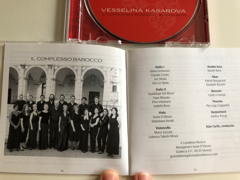 G.F. Handel - Sento Brillar / Arias for Carestini / Vesselina Kasarova / Il Complesso Barocco / Conducted by Alan Curtis / Sony BMG / Audio CD 2008 (886973187128)