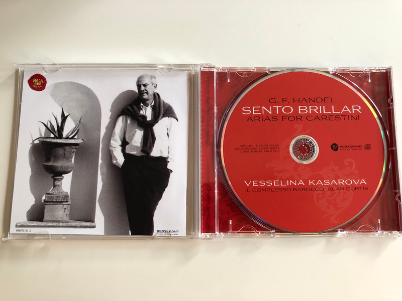 G.F. Handel - Sento Brillar / Arias for Carestini / Vesselina Kasarova / Il Complesso Barocco / Conducted by Alan Curtis / Sony BMG / Audio CD 2008 (886973187128)