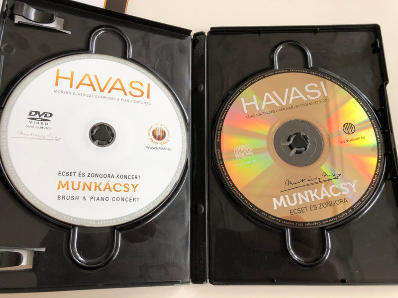 Havasi: Brush & Piano Concert - Musical Tribute to Hungarian Genius Painter Munkácsy Mihály / Exclusive DVD+CD / HUNGARIAN Audio with English Subtitles / Zenei tisztelgés a magyar festőgéniusz előtt (5998618405230.)