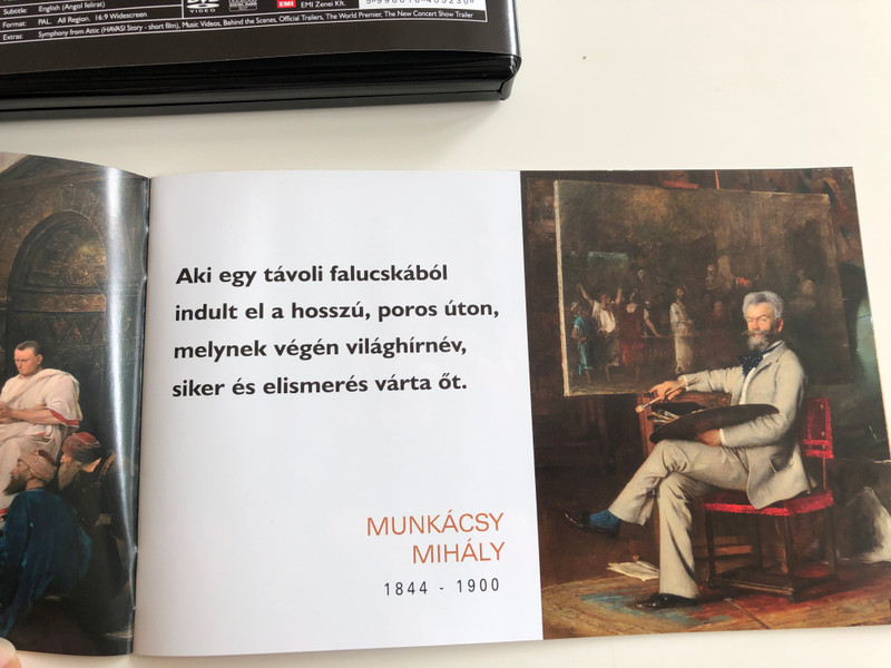 Havasi: Brush & Piano Concert - Musical Tribute to Hungarian Genius Painter Munkácsy Mihály / Exclusive DVD+CD / HUNGARIAN Audio with English Subtitles / Zenei tisztelgés a magyar festőgéniusz előtt (5998618405230.)