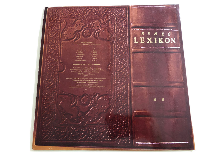 Benkő ‎– Lexikon 2  / Made in Hungary / START LP STEREO / SLPM 17 830