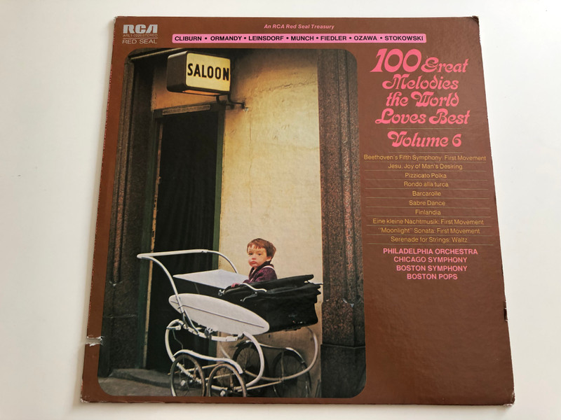 100 Great Melodies The World Loves Best-Volume 6 / Philadelphia Orchestra, Chicago Symphony, The Boston Pops / RCA Red Seal ‎LP / ARL1-0226