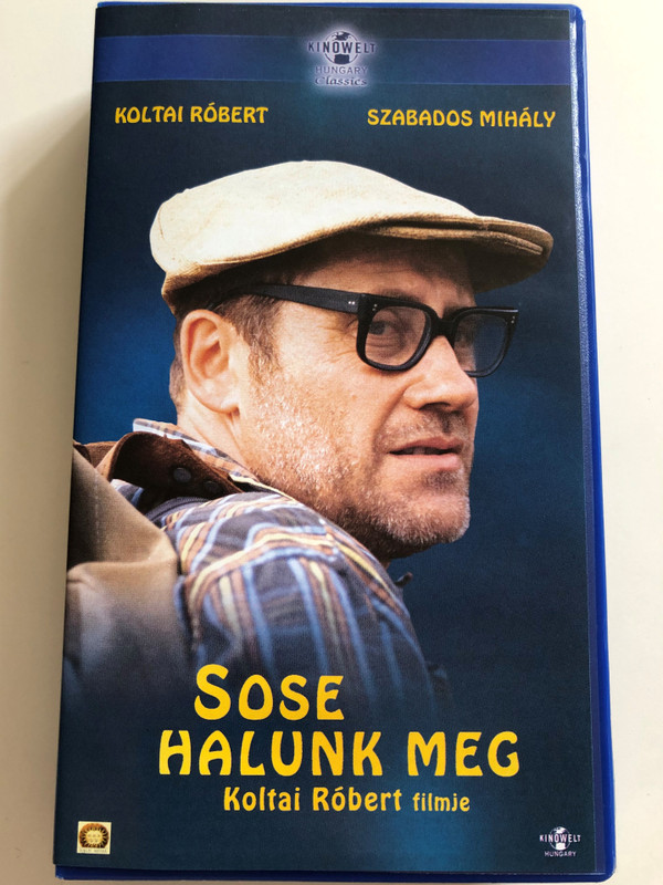  Sose Halunk Meg VHS 1992 / Directed by Koltai Róbert / Starring: Róbert Koltai, Mihály Szabados, Gábor Máté / Hungarian comedy (5999002100236